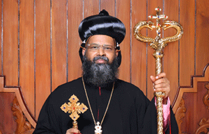 Portrait of H.G. Dr. Geevarghese Mar Barnabas Metropolitan, Metropolitan