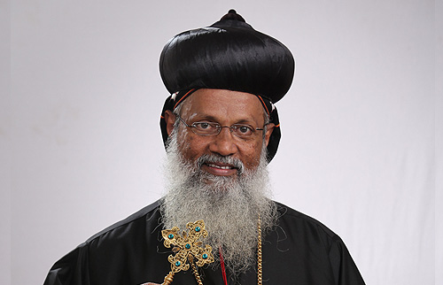 Portrait of H. G. Mathews Mar Theodosius Metropolitan, Metropolitan