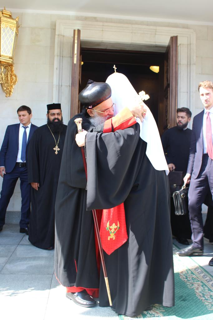 H.H Baselios Marthoma Paulose II with Kiril Patriarch