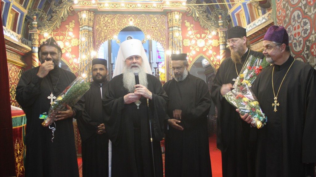 Reception to H.B.Tikon at Puthupally Church